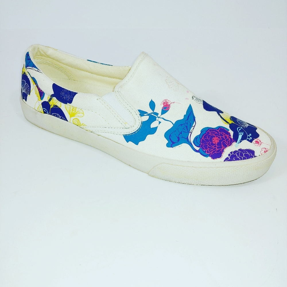 Bucket Feet Slip on Floral Shoes